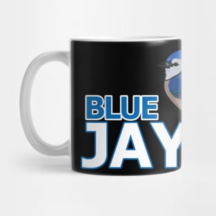 jz.birds Blue Jay Bird Watching Birder Design Mug